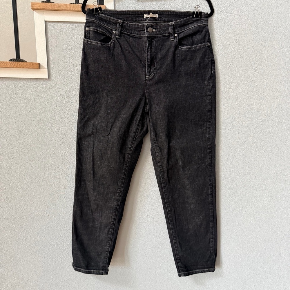 Eileen Fisher Black Ankle Jeans